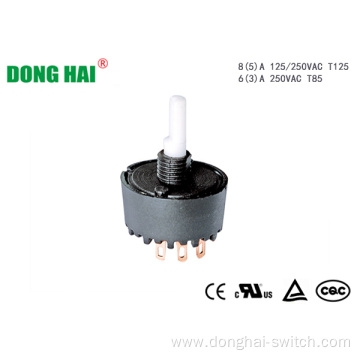 Round Rotary Switch Balck